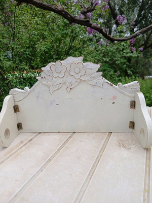 Paper holder used, wooden, missing support wood