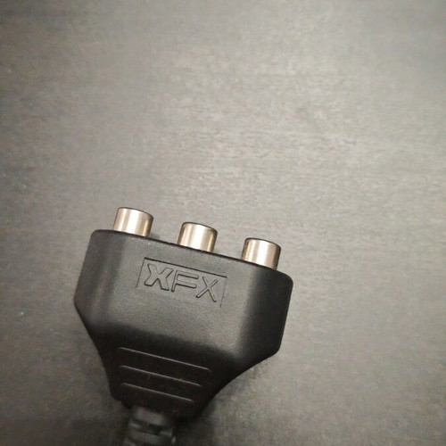 XFX Mini-DIN to RCA Adapter Cable used