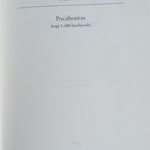 Pocahontas Oxford Bookworms Library Stage 1 English learning book