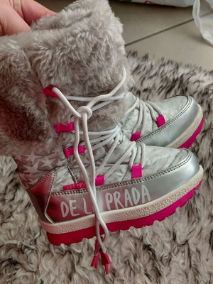 De la Prada kids boots used, size 26, gray