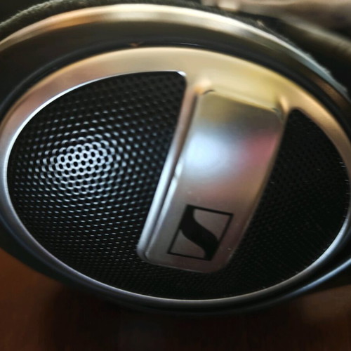 Sennheiser HD 599 wired over ear headphones used, black