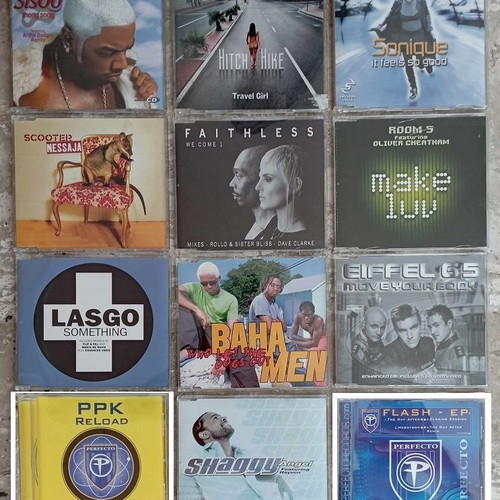 CD Single used, pack of 44 various authentic