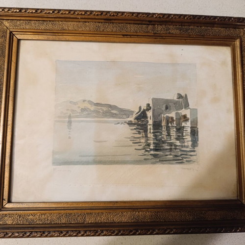 Painting by Manos Sofianos used, theme Mykonos