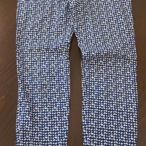 Zara women's pants white and blue like new, size S