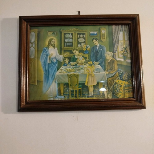 Image Jesus Blesses the Family Table used
