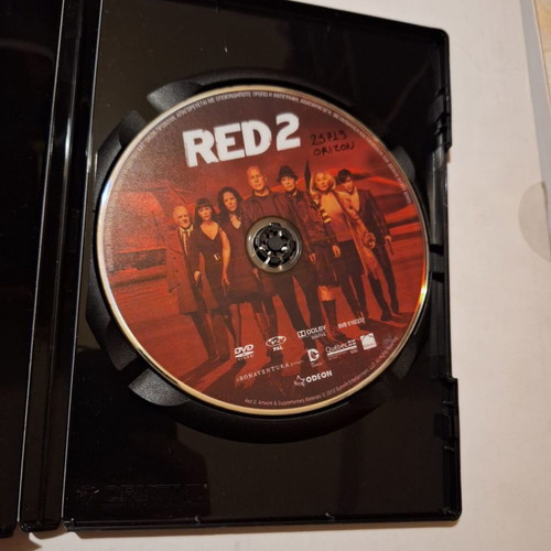 Red 2 movie CD used with Greek subtitles