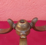 Brass base used, solid and sturdy with threading