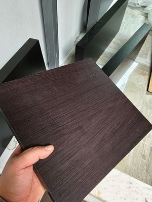 Coffee table oak wood new, brown color