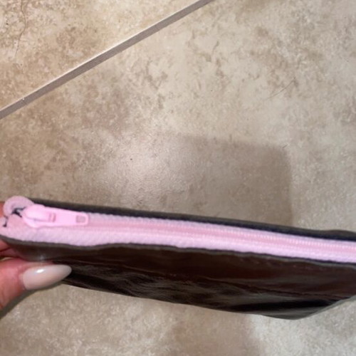 Leather wallet new, chocolate color, unisex, 15 centimeters