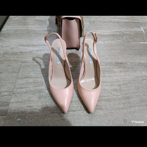 Sofia Manta pumps used, size 36, pink powder, genuine leather