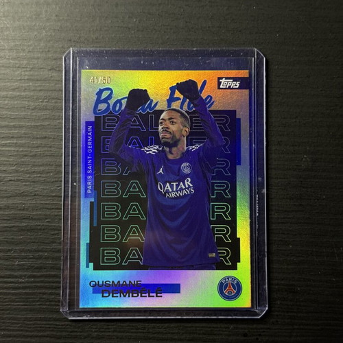 Ousmane Dembele Bona Fide Baller Topps Chrome Card new