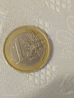 Νόμισμα 1 ευρώ Ελλάδα 2002 μεταχειρισμένο