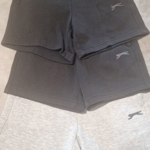 Slazenger sports shorts used, pack of three, black and grey