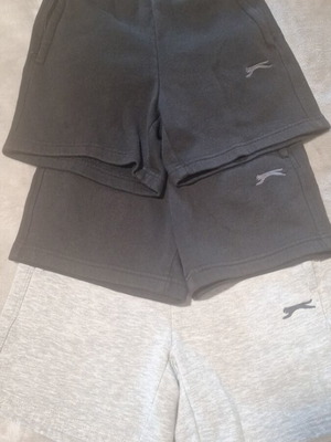 Slazenger sports shorts used, pack of three, black and grey