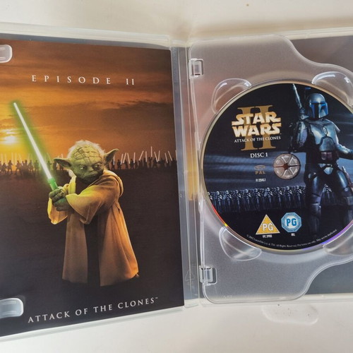 Star Wars Attack of the Clones double DVD collector's edition