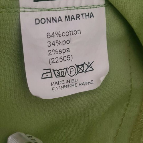 Donna Martha summer pants XS like new, green