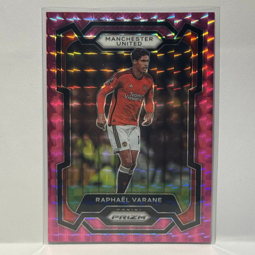 Panini Prizm EPL Raphael Varane 2023-24 Pink Mosaic card new