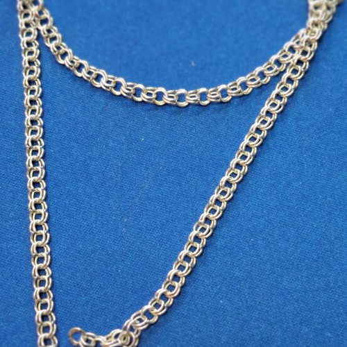 Silver chain 925 stamp, like new, 63 cm