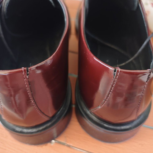 Zara burgundy polished men's shoes size 44