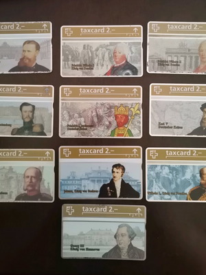 Swiss phone cards used, pack of 10