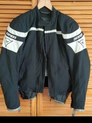 Dainese motorcycle jacket used, small size with protectors