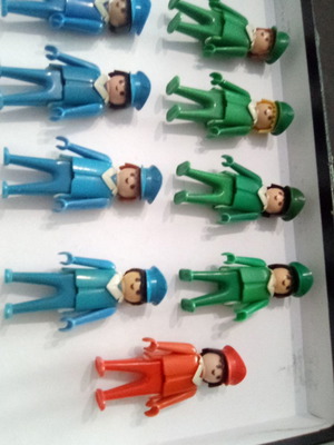 Πλειμομπίλ Αστυνομικοί μεταχειρισμένοι, σετ 9 φιγούρες