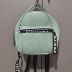 Τσάντα backpack μεταχειρισμένη, πράσινη και τιρκουάζ
