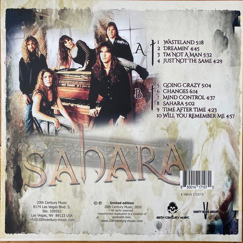 Sahara Going Crazy Limited Edition vinyl LP, new, 200 copies