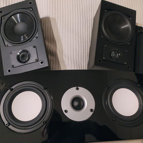 Audioline 80W central speaker with two DALI satellite speakers like new