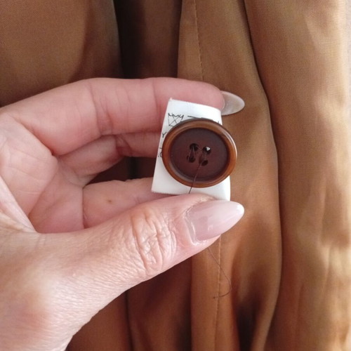 Makis Tselios Fashion Arte Maxima L/XL coat camel like new