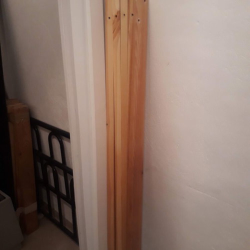 Tipi Montessori Bed like new, MDF and solid pine wood, 90x200 cm