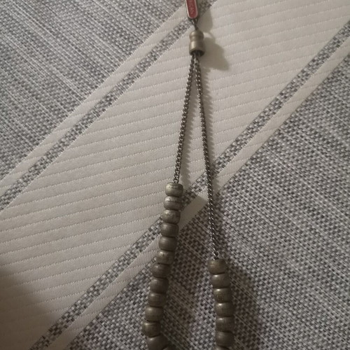 Silver Metal Interamerican Komboloi used, collectible worry beads