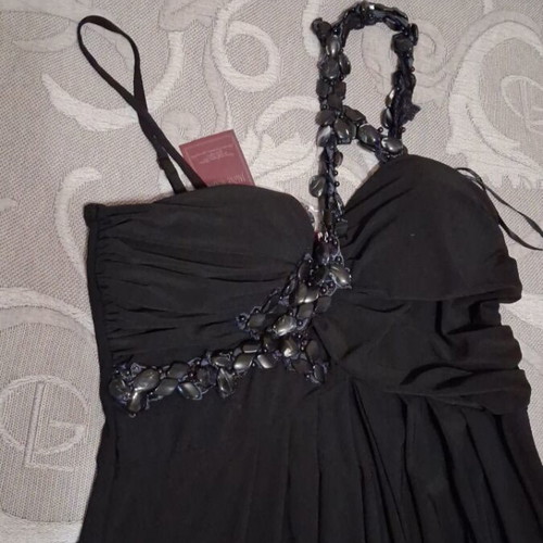 Evening dress new, long, black, sizes M-L-XL