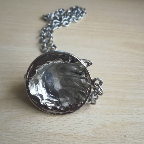 Final Fantasy Vll silver pendant used
