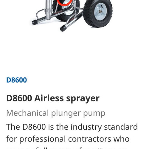 Airless paint sprayer new for home and professional use