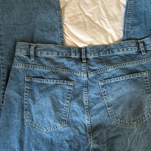 Blue baggy wide leg jeans LC Waikiki like new, size 44