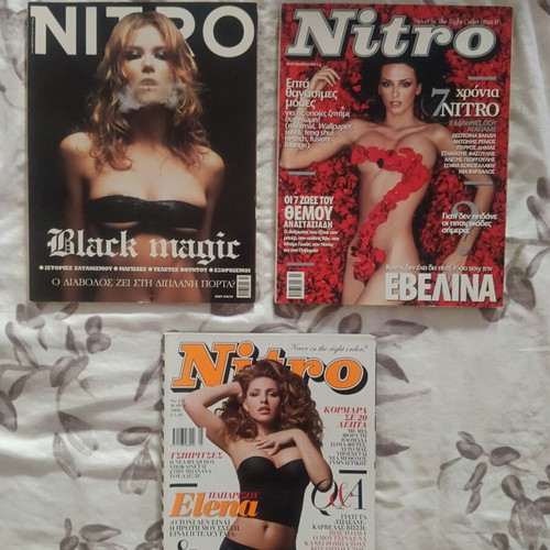 Nitro magazine pack of 6 used with collectible 2001 insert