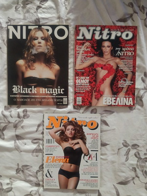 Nitro magazine pack of 6 used with collectible 2001 insert