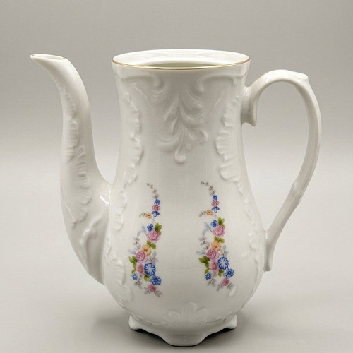Cmielow porcelain collectible pitcher like new with gold details