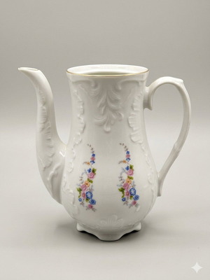 Cmielow porcelain collectible pitcher like new with gold details