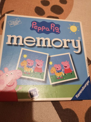Peppa Pig Memory board game used, Ravensburger, 2+ players 4+ years
