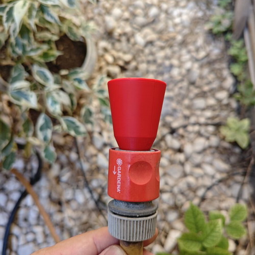3D Printed Watering Nozzle like new, multicolor