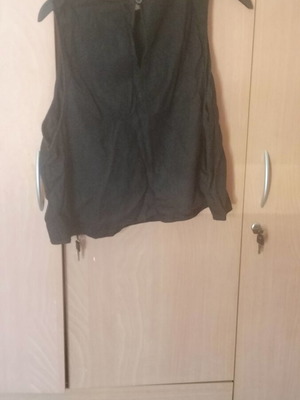 Marks & Spencer linen top new size 20 black