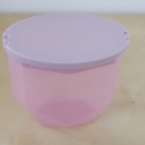 Plastic toy storage container used