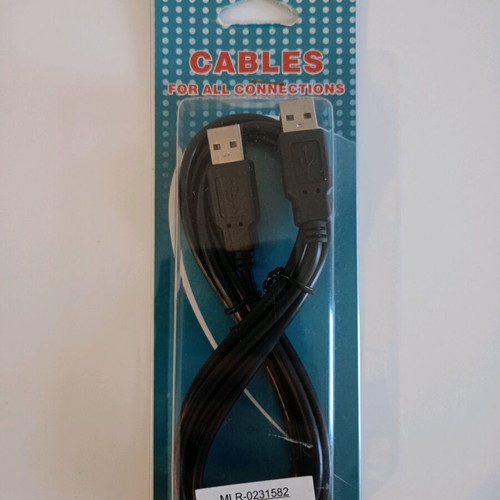 USB A/A cable 1.8m sealed unused