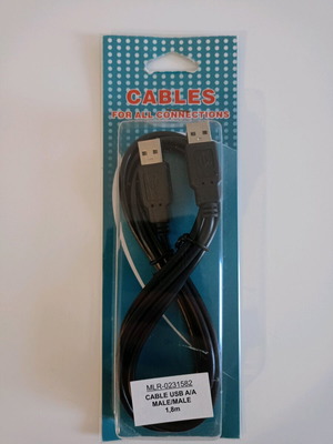 Καλώδιο USB A/A 1,8m σφραγισμένο αχρησιμοποίητο