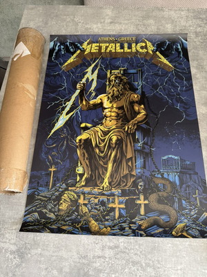 Metallica Athens M72 poster replica new, original size 45x60