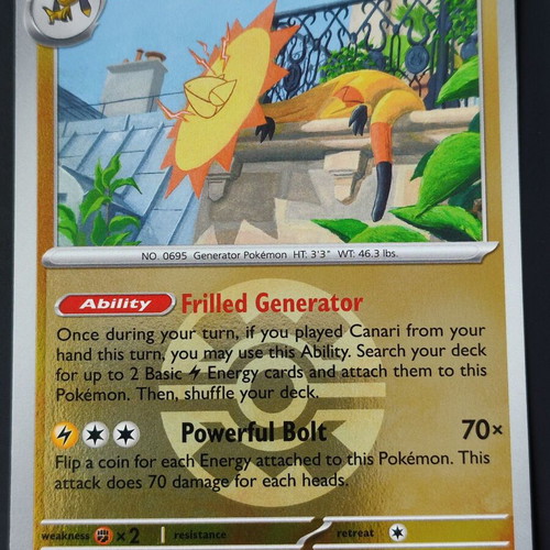 Heliolisk Pokémon card Ascended Heroes like new, Reverse Holo