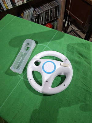 Nintendo Wii Steering Wheel and Controller Cover Like New