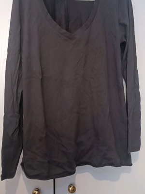 Women's long-sleeve shirt used, gray mouse color, size L